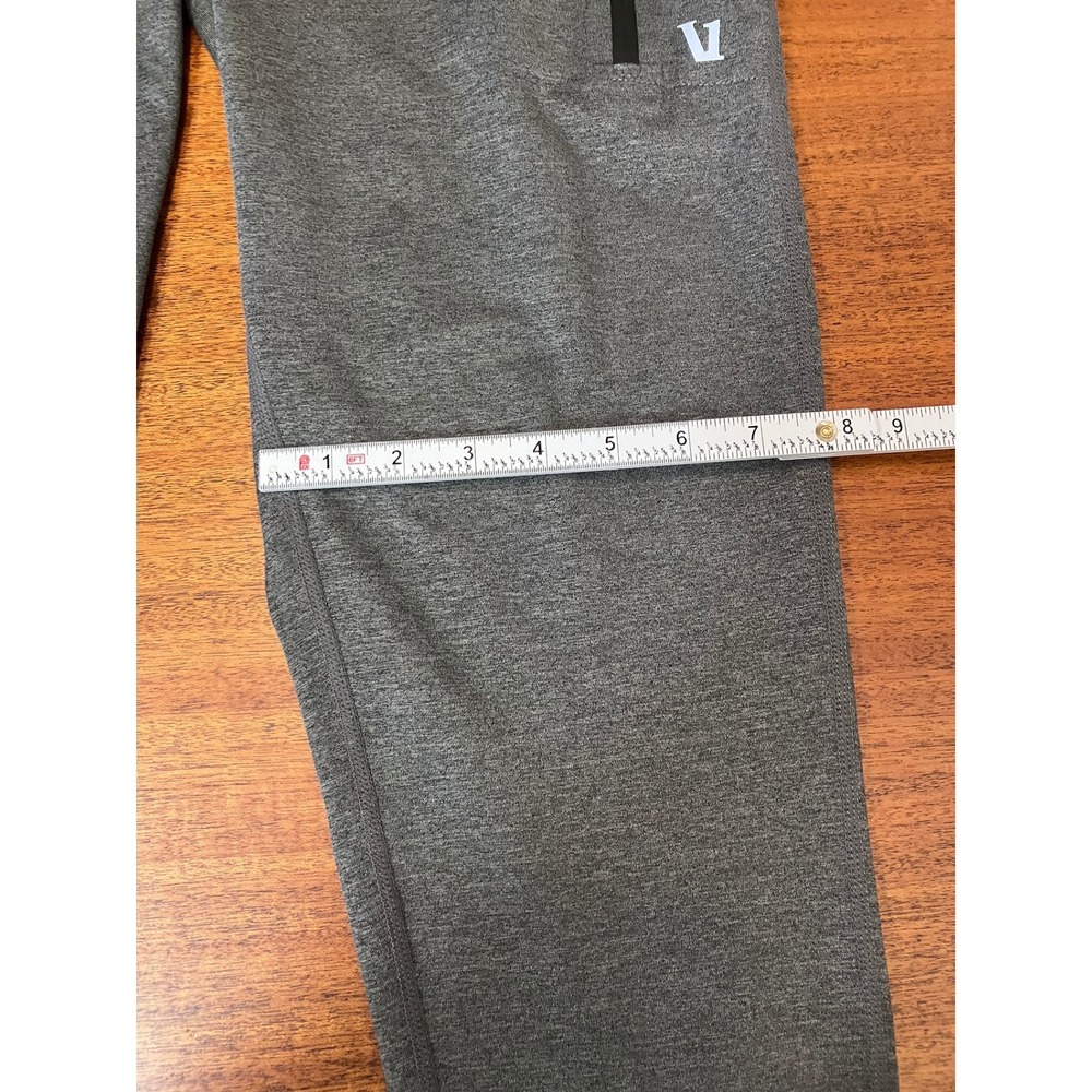 Vuori Sunday Performance Jogger V416 Mens Small Charcoal Heather Zip Gray‎ Pants - Picture 8 of 16